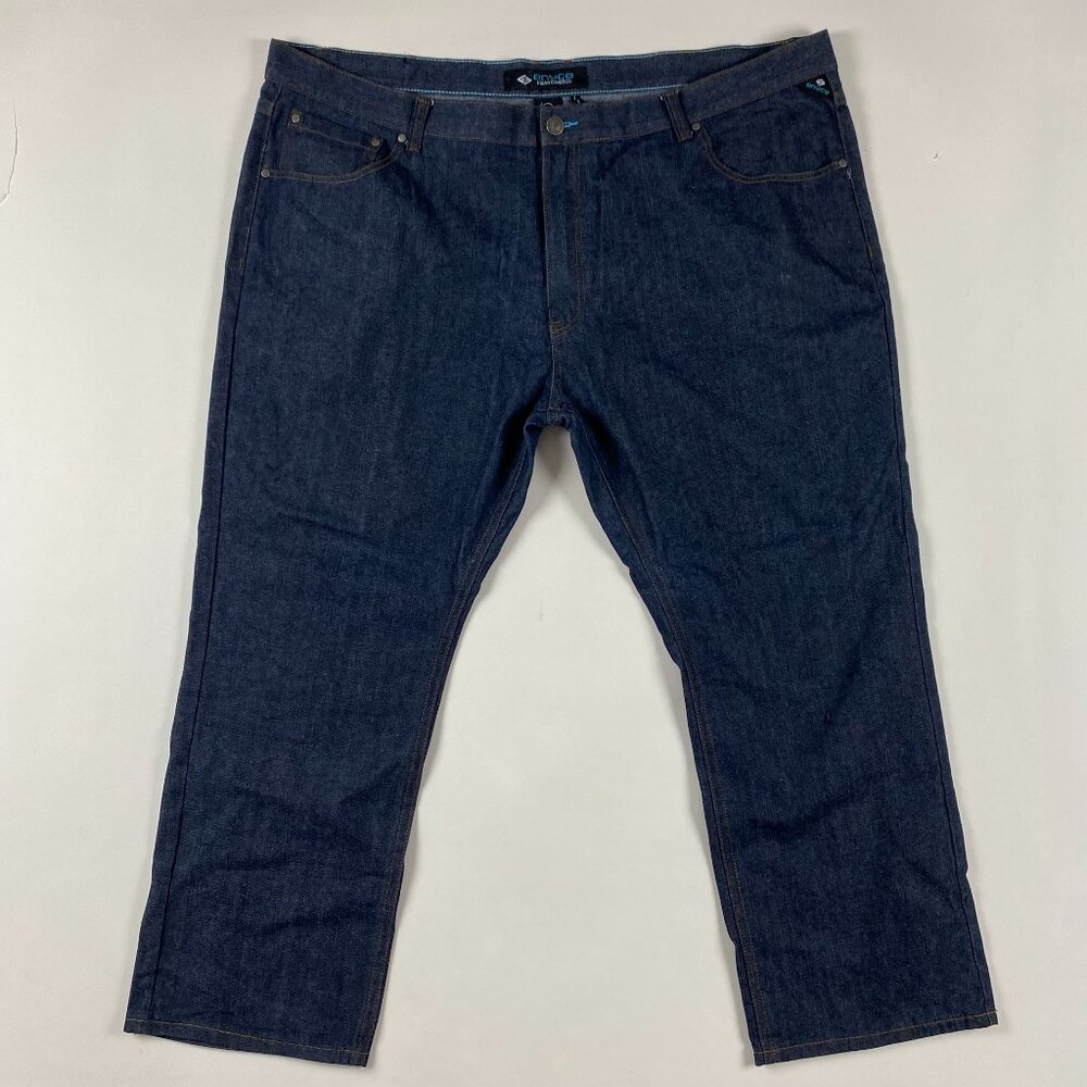 Enyce Jeans Mens 52 x 32 Measures 50.5 x 30 Cotton Blue Dark Wash